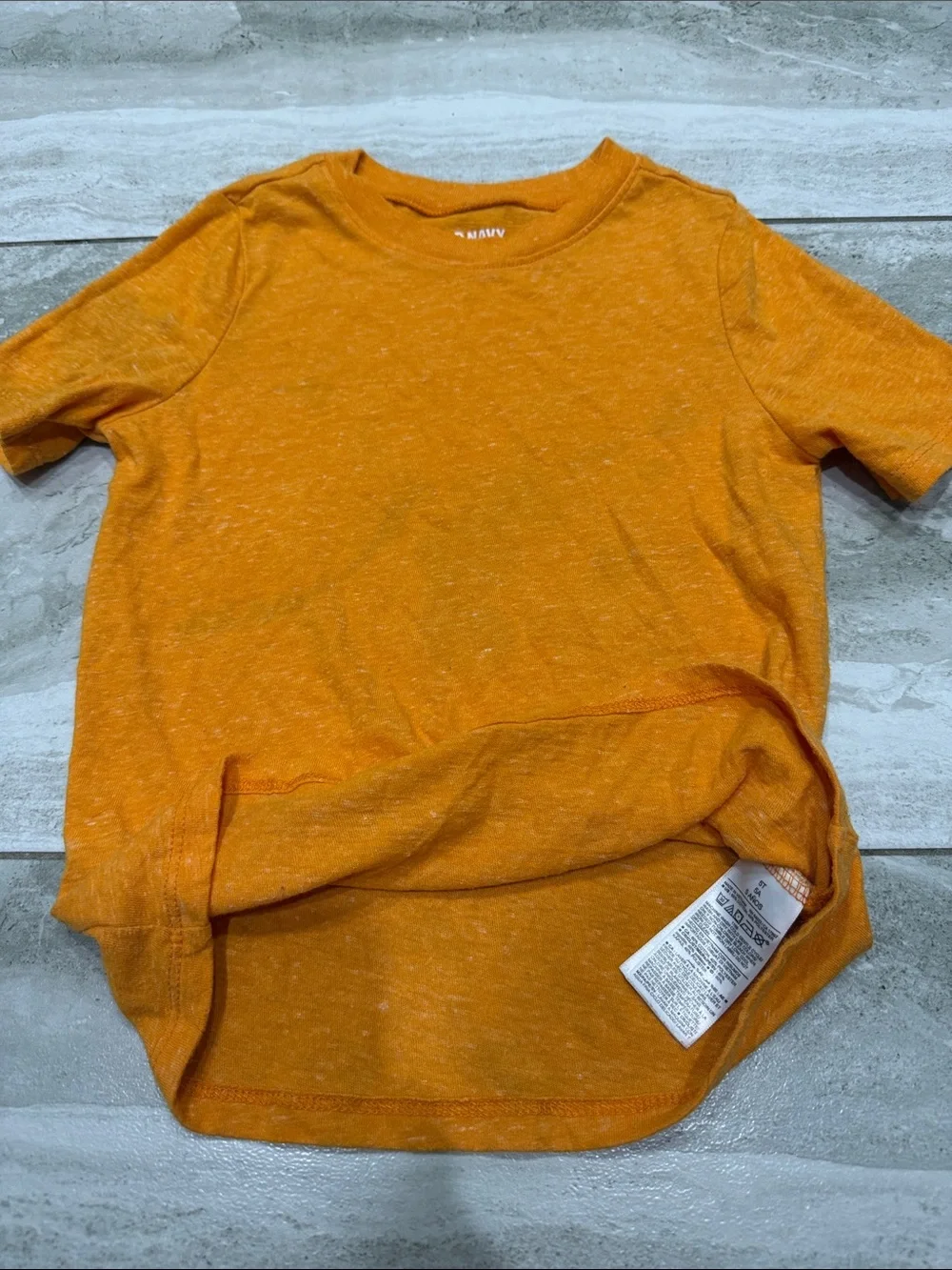 Old Navy Bright Orange Short Sleeve Tee for Kids